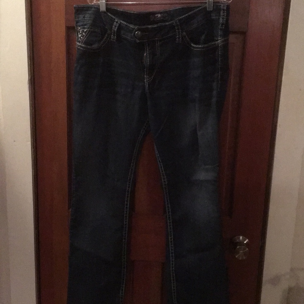 Silver jeans